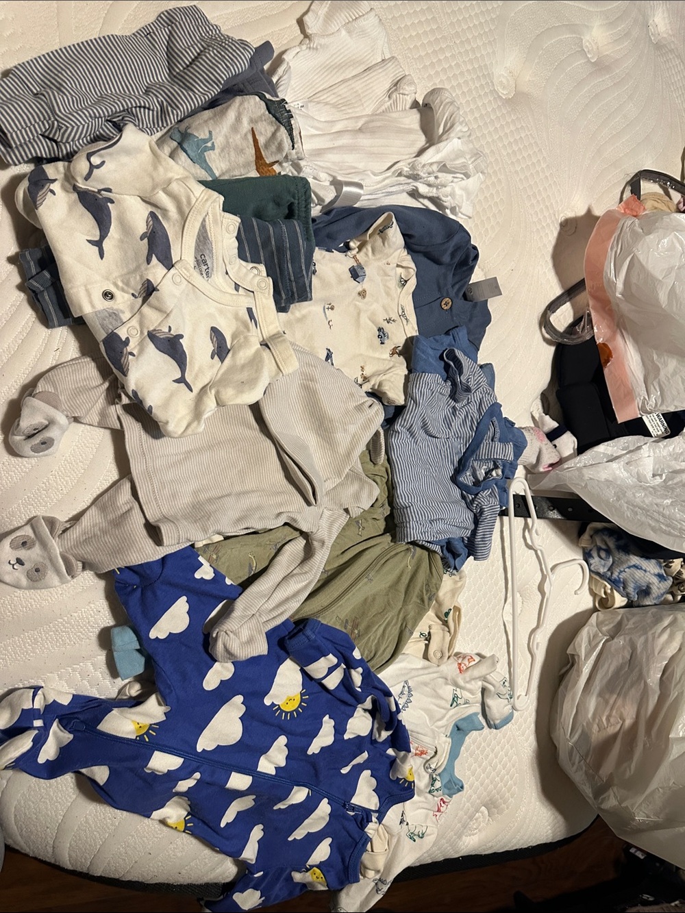 Carter's Multi-Color Baby One-Piece Sleepers